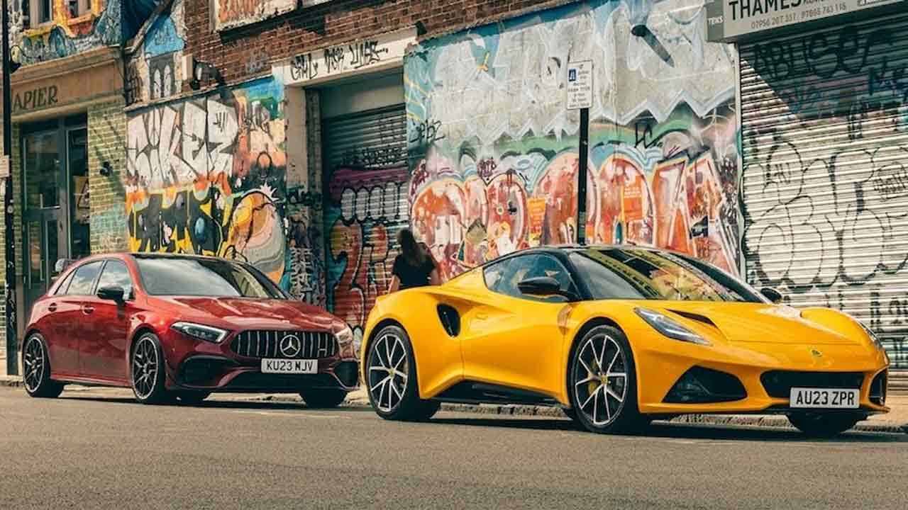 메르세데스-AMG A45S와 로터스 에미라 / 사진=카매거진