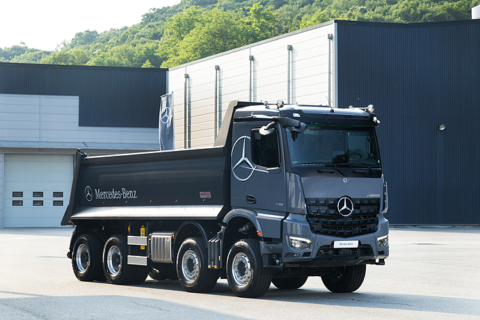 メルセデス 新型ダンプ 270度センサー 引用:メルセデス・ベンツ