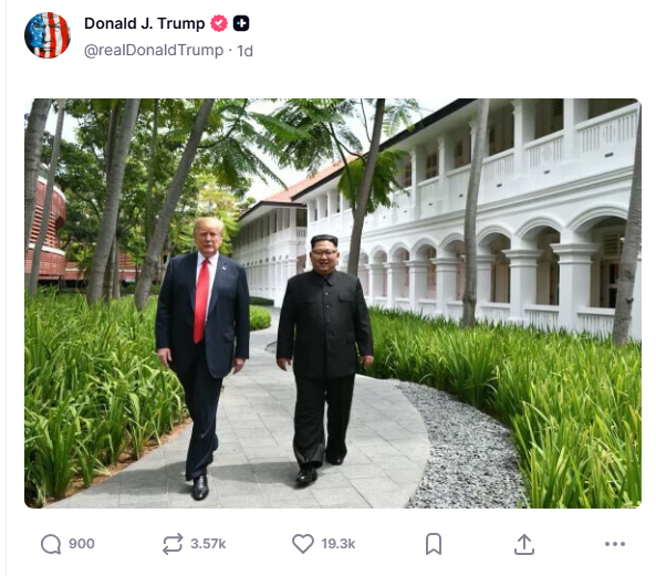 トランプ大統領SNS