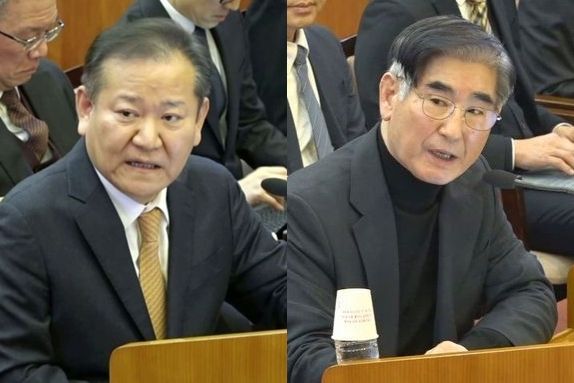 이상민 전 행정안전부 장관(왼쪽)과 김용현 전 국방부 장관. ⓒ뉴시스