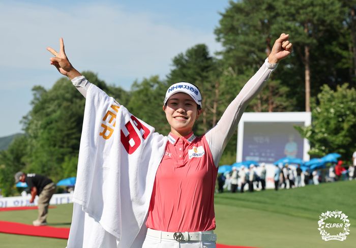 지난주 20승에 도달한 박민지. ⓒ KLPGA