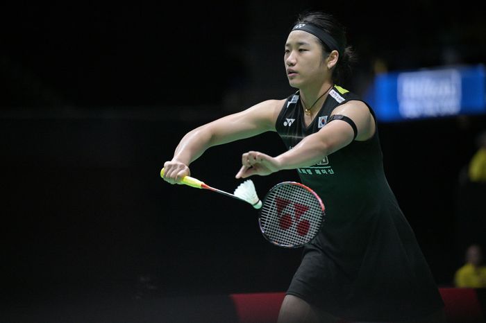 싱가포르오픈 8강에 안착한 안세영. ⓒ Xinhua=뉴시스