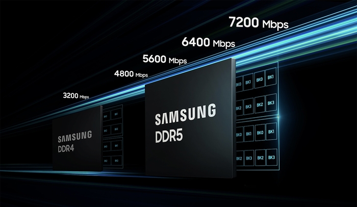 삼성전자 DDR5 D램 이미지(사진=삼성전자)