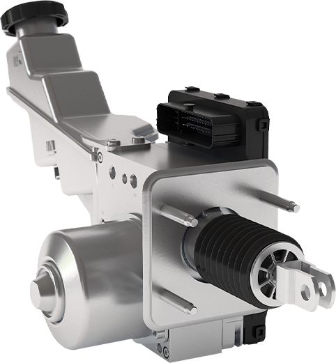 HL만도의 IDB(Integrated Dynamic Brake) 2 기술이 적용된 부품