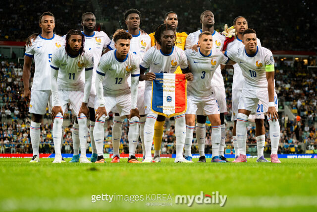 2026 국제축구연맹(FIFA) 북중미 월드컵에서 우승 후보로 평가받는 프랑스 축구대표팀./게티이미지코리아