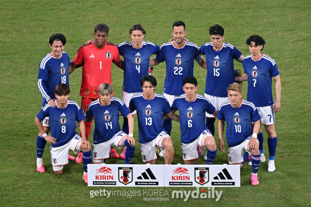 일본 축구대표팀이 15일 댈러스 스타디움에서 열리는 네덜란드와의 2026 북중미 월드컵 E조 조별리그 1차전 경기 선발 라인업을 발표했다./게티이미지코리아