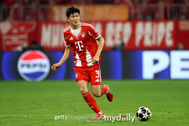 바이에른 뮌헨의 김민재가 2026년 3월 독일 뮌헨에서 열린 아탈란타와의 2025-26시즌 UEFA 챔피언스리그 경기에 출전했다./게티이미지코리아