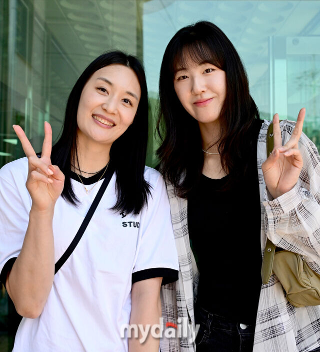 [MD포토] 표승주-정호영 '흥국생명에서 다시 만났어요'