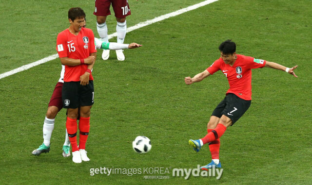 지난 2018년 러시아 월드컵에서 손흥민이 멕시코와의 조별리그 2차전에서 득점을 터트렸다./게티이미지코리아