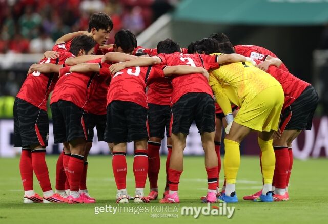 대한민국 축구대표팀이 지난 12일(한국시각) 멕시코 할라스코주 과달라하라 인근 사포판의 과달라하라 스타디움에서 체코와의2026 북중미 월드컵 A조 1차전 경기를 준비하고 있다./게티이미지코리아