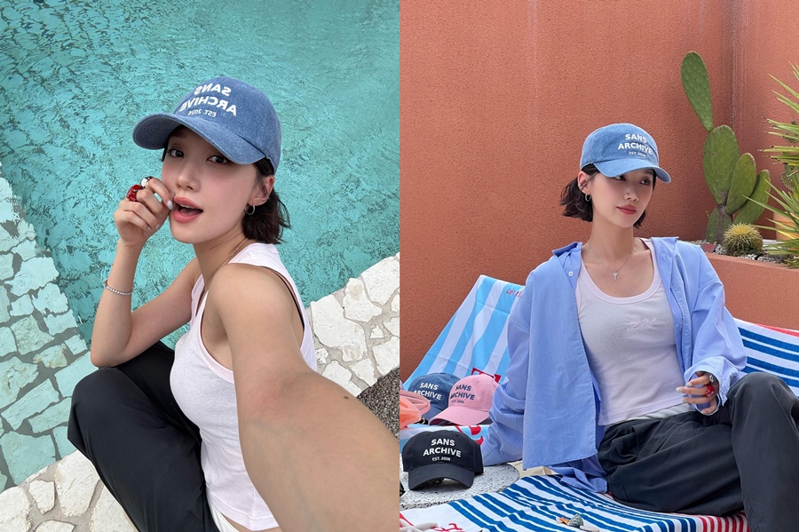 걸그룹 출신 김민경, 제주 여행 중 청량한 수영복 자태 \