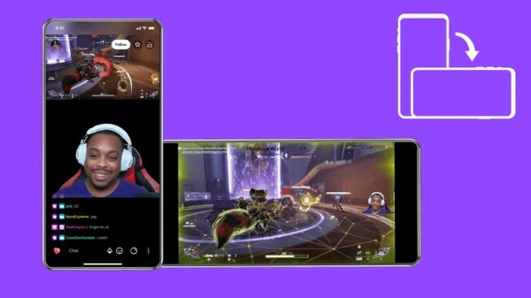 트위치가 가로 세로 화면 동시 송출 기능인 듀얼 포맷을 도입한다. [사진: 트위치]