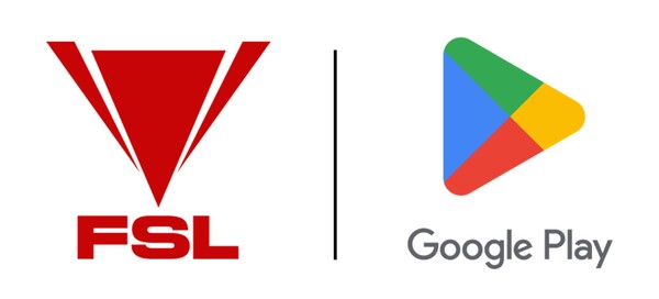 FSL(왼쪽)과 구글플레이 공식 로고 [사진: SOOP]