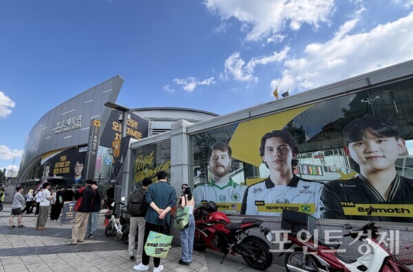 'PUBG: 배틀그라운드'의 글로벌 국가대항전인 '펍지 네이션스 컵(PNC) 2026' 그랜드 파이널이 열리는 장충체육관. (포인트경제)