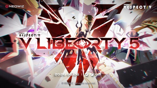 네오위즈의 대표 리듬게임 '디제이맥스 리스펙트 V(DJMAX RESPECT V)'가 신규 DLC 'V 리버티 5(V LIBERTY 5)'를 출시한다. [사진=네오위즈] (포인트경제)