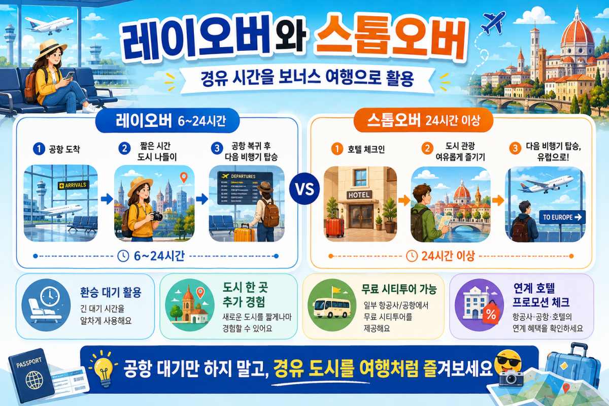 레이오버와 스톱오버 / ⓒ인포매틱스뷰