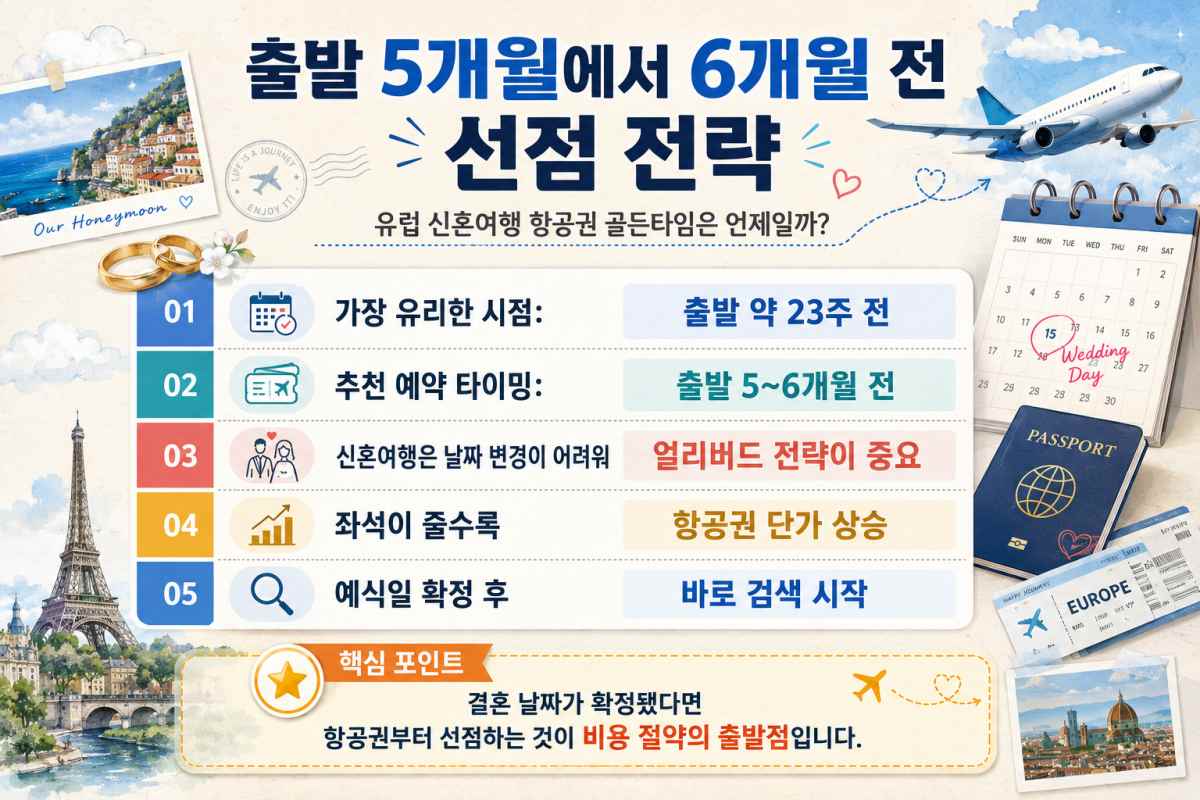 5~6개월 전 선점하기 / Designed by Magnific
