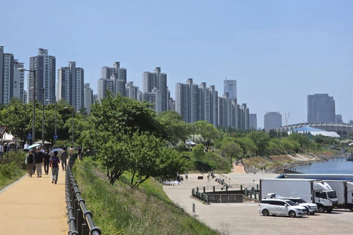 잠실나루역 한강공원 / 직접촬영