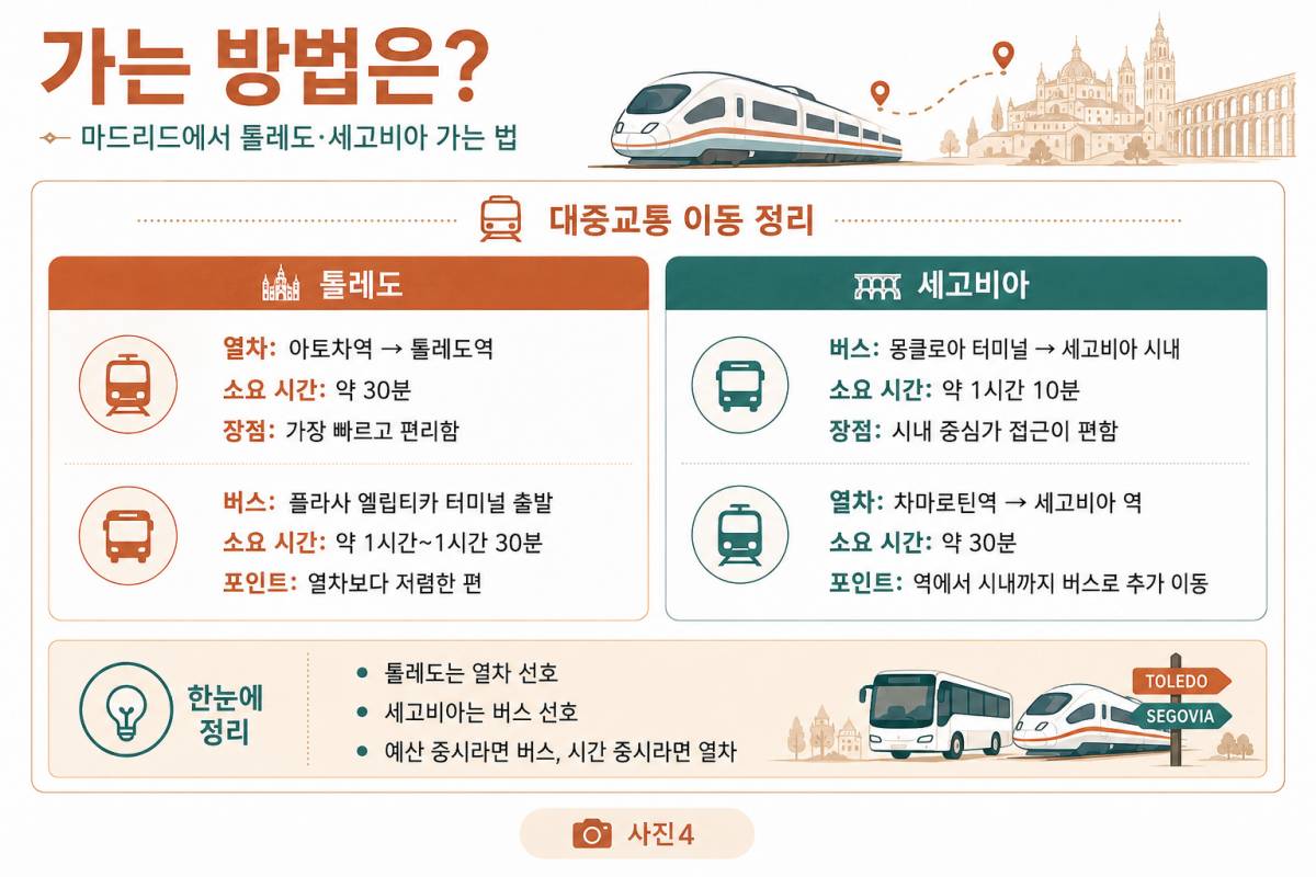톨레도 & 세고비아 가는 방법 / ⓒ인포매틱스뷰