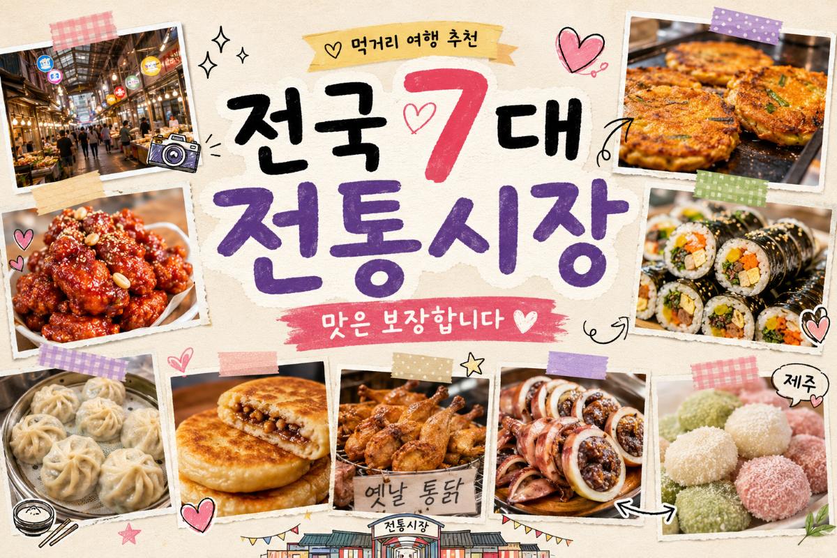 전국 7대 전통시장 / ⓒ인포매틱스뷰
