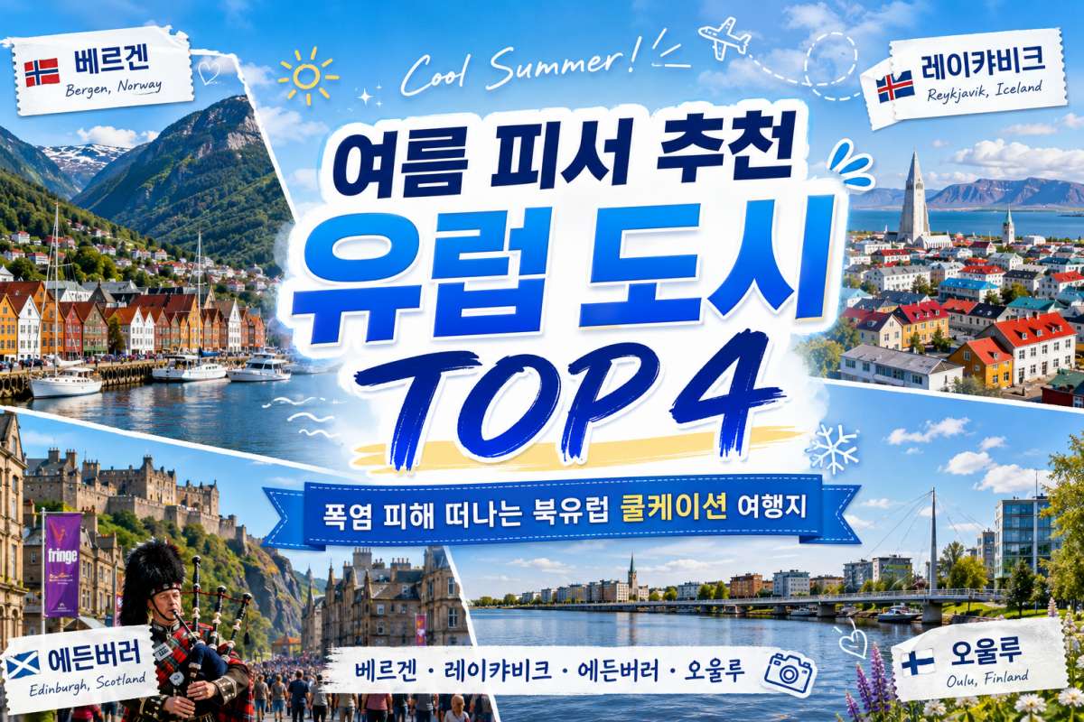 여름 피서 추천 북유럽 도시들 / ⓒ인포매틱스뷰