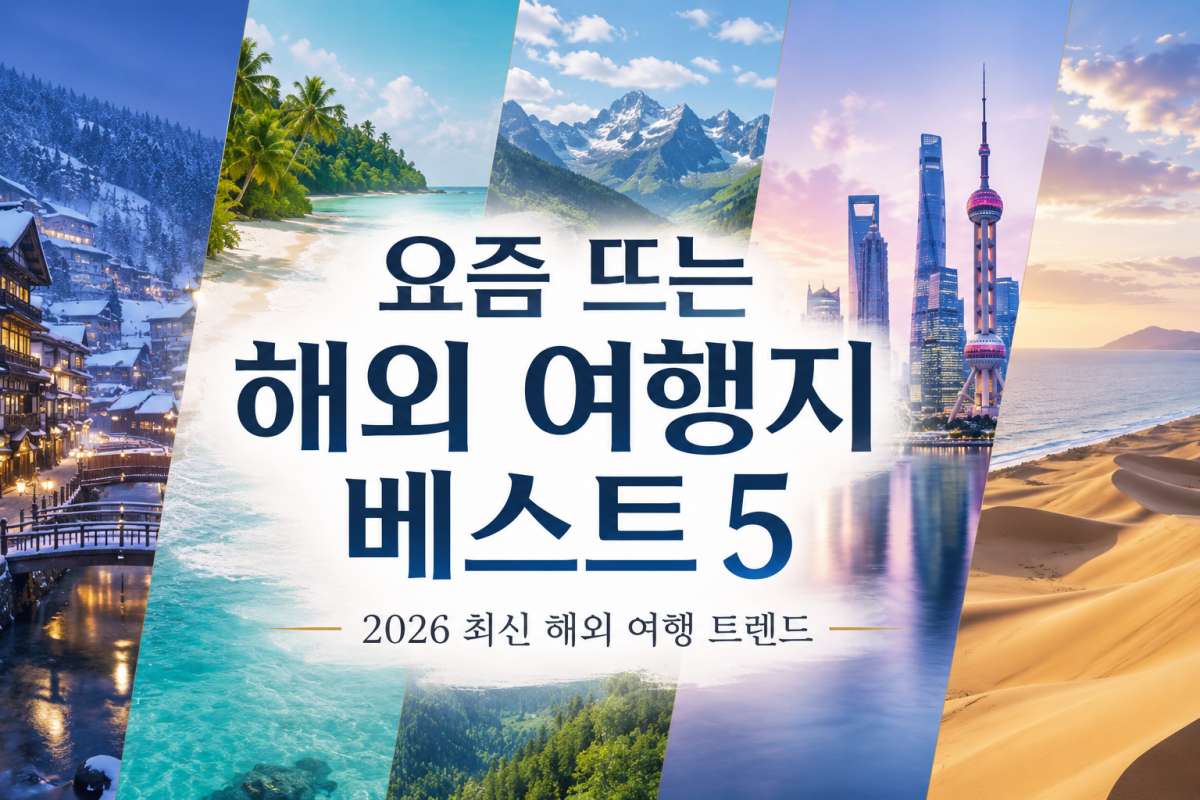 요즘 뜨는 해외 여행지 추천 / ⓒ인포매틱스뷰