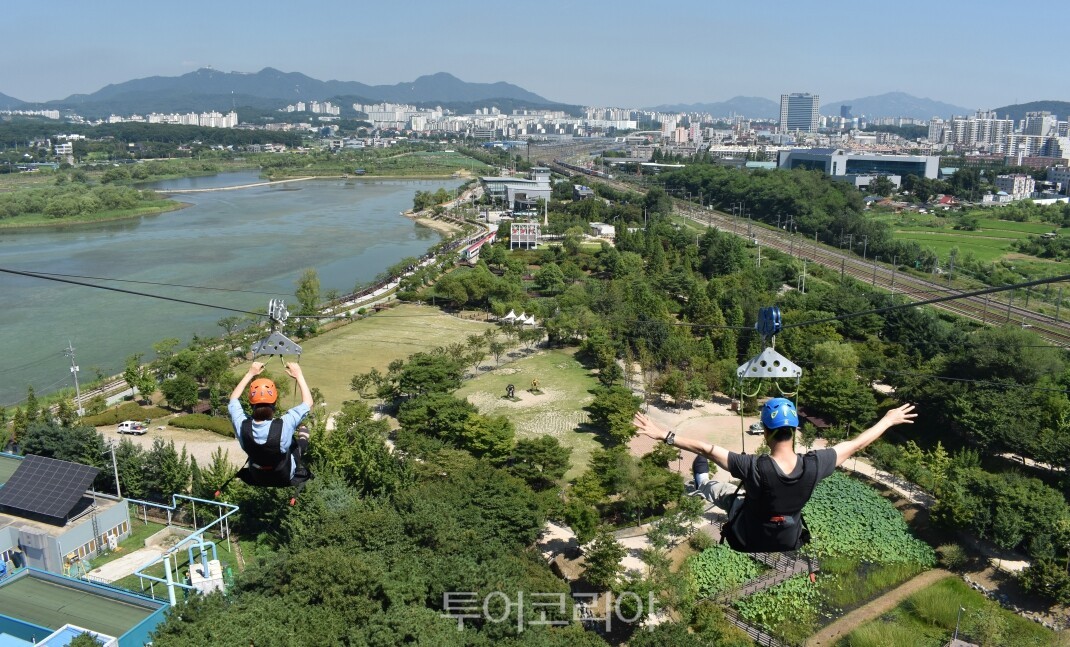 왕송호수 스카이레일/사진-의왕시