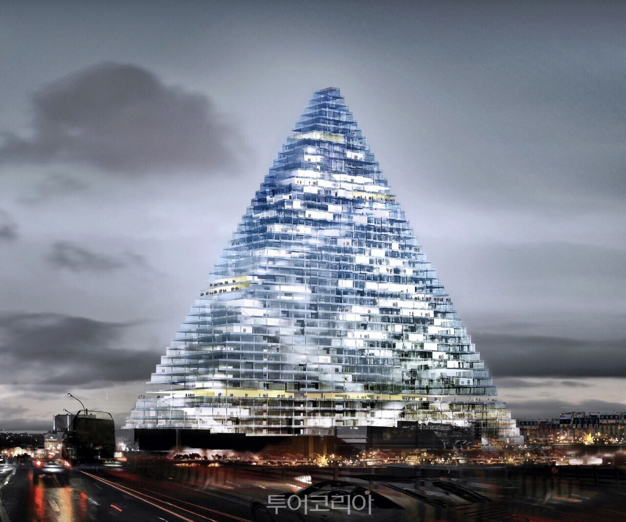 트라이앵글 타워 ©Tour Triangle Herzog & de Meuron