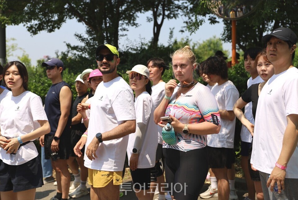 지난해 열린 외국인 3종 경기 쉬엄쉬엄 달리기 대회 모습/ 사진=서울시