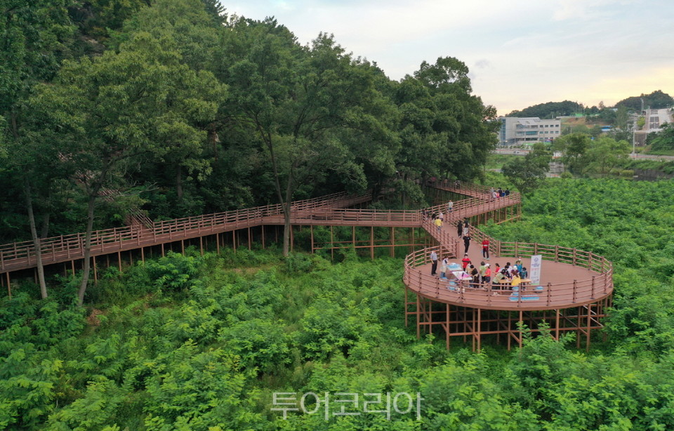 순창 강천산 가는길 산책로/사진-순창군