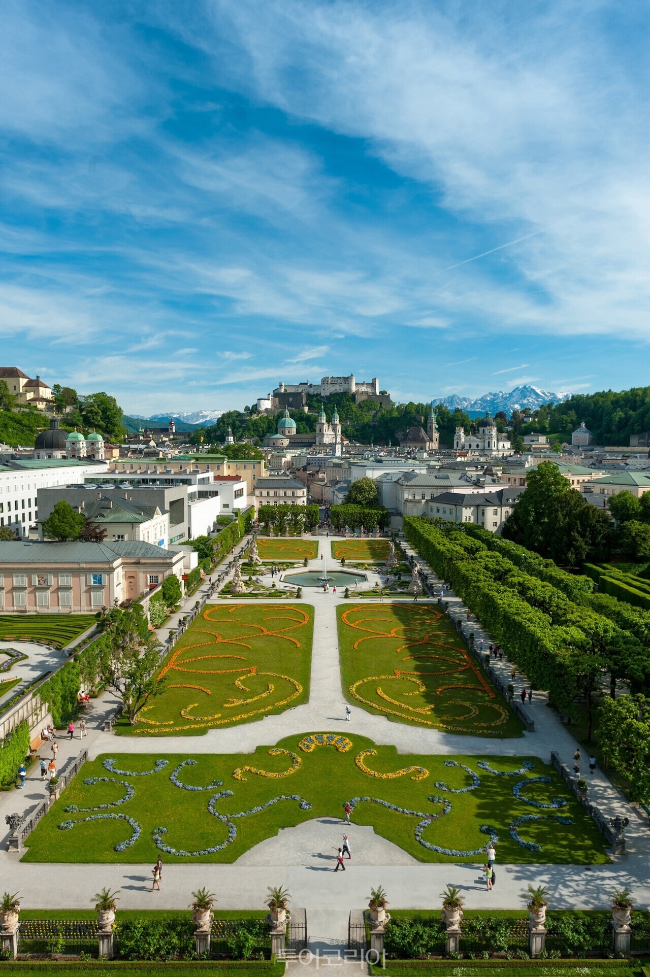 미라벨 정원과 잘츠부르크 구시가지, 그리고 호엔 잘츠부르크 요새 © TSG Tourismus Salzburg GmbH_G. Breitegger