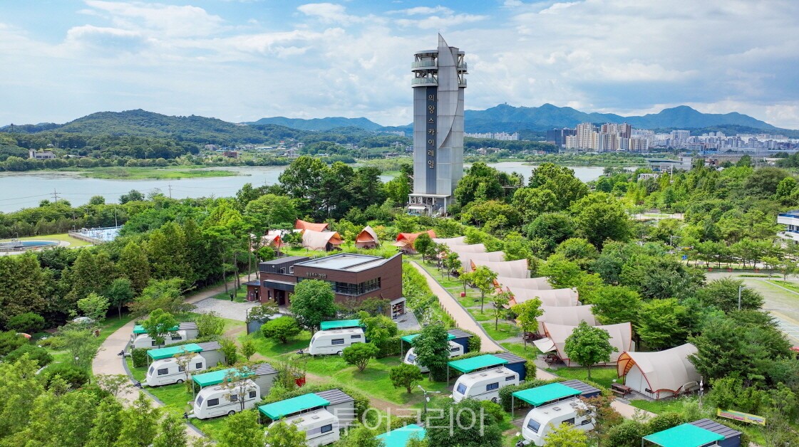왕송호수캠핑장 전경 /사진-의왕시