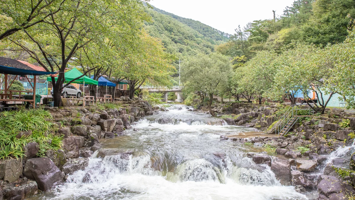 옥수골계곡펜션야영장