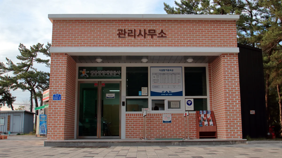 연곡해변 솔향기캠핑장