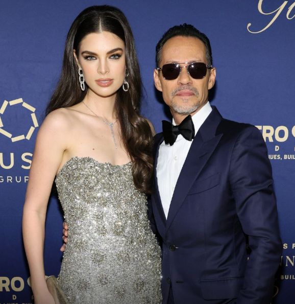 Marc Anthony with Nadia Ferreira / Credit: X