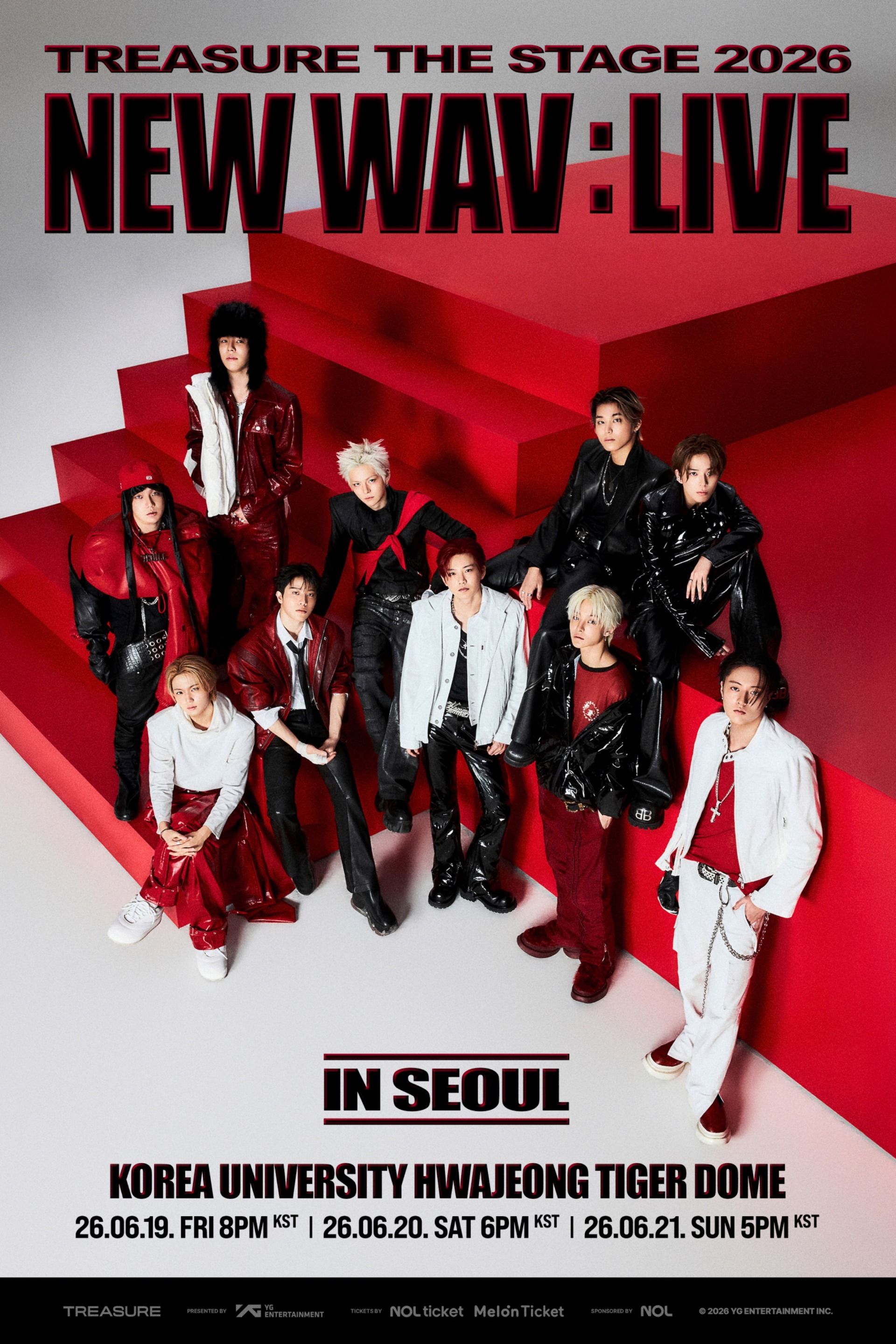  '트레저 더 스테이지 2026 뉴 웨이브 : 라이브 인 서울(TREASURE THE STAGE 2026 NEW WAV : LIVE IN SEOUL)'