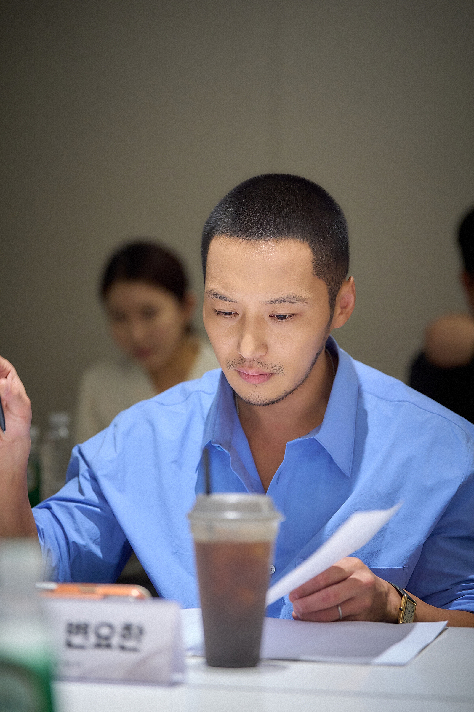 〈손 없는 날〉 리딩 현장
