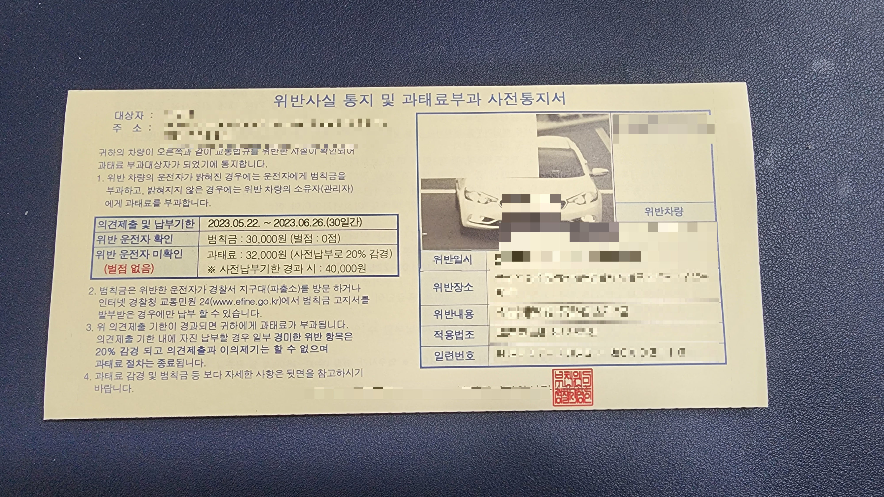 속도위반 과태료와 범칙금 차이, 납부방법, 주의사항