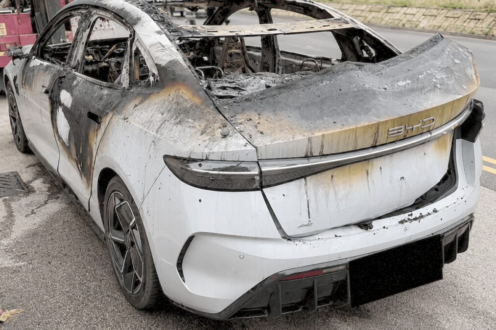 BYD 火災事故 引用：Reddit