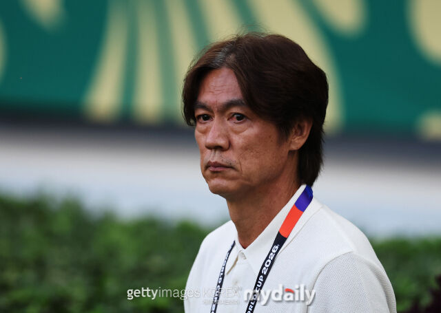 홍명보 감독이 이끄는 축구대표팀이 남아공과의 북중미월드컵 A조 3차전에서 패했다./게티이미지코리아