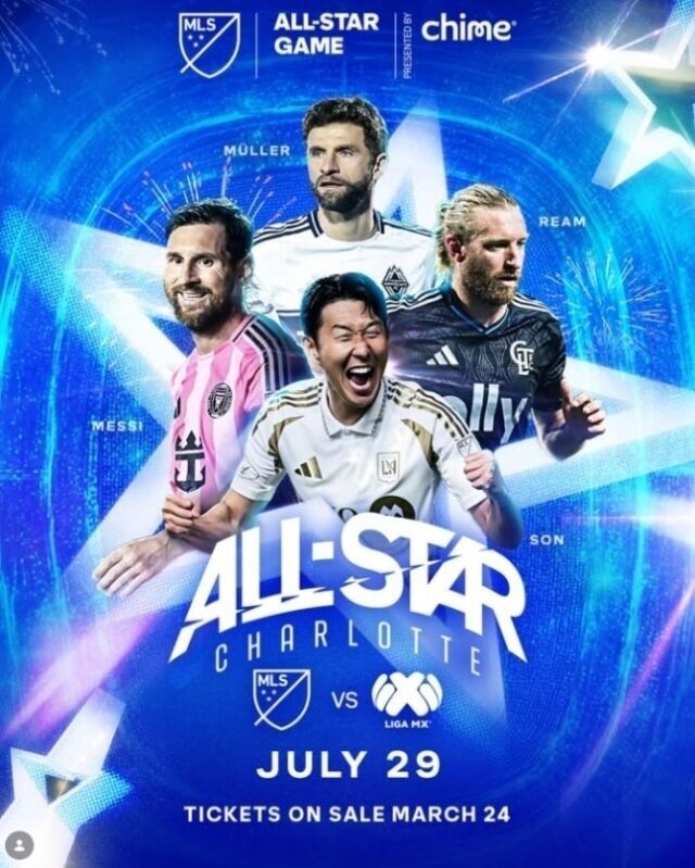 MLS 사무국은 지난 3월 '2026 MLS 올스타전 포스터'를 공개했다./MLS