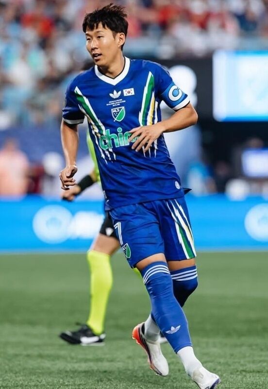 손흥민이 2026시즌 MLS 올스타전에서 멀티골을 기록하며 MVP에 선정됐다./LAFC