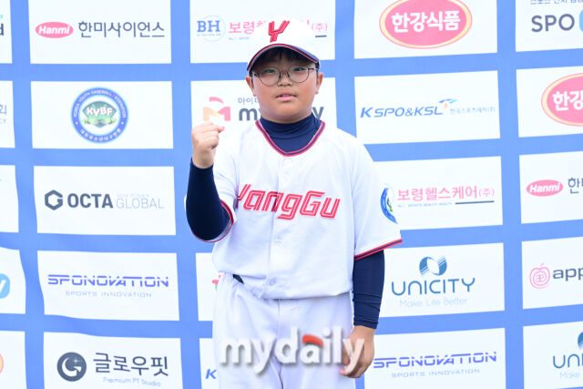 [MD포토] 김예준 '양구군 유소년야구단 내가 에이스'