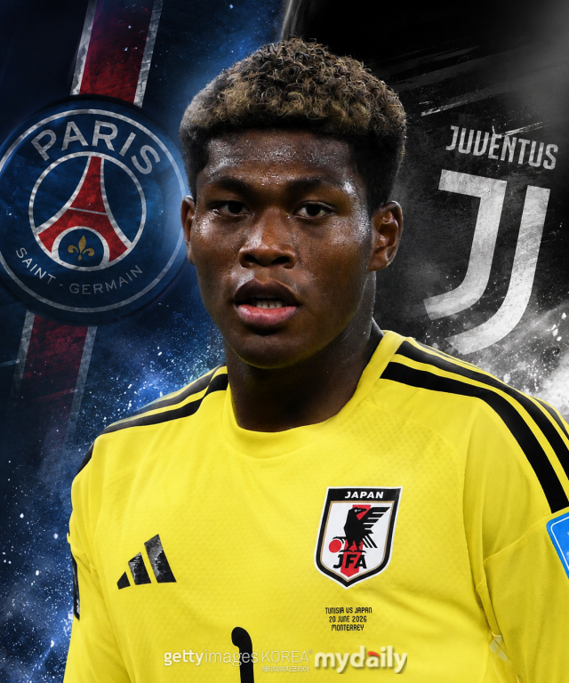 27일 유럽축구 이적시장 전문가 파브리시오 로마노에 따르면 파리 생제르망(PSG)과 유벤투스가 스즈키 자이온(파르마)를 노리고 있다./게티이미지코리아·AI생성이미지