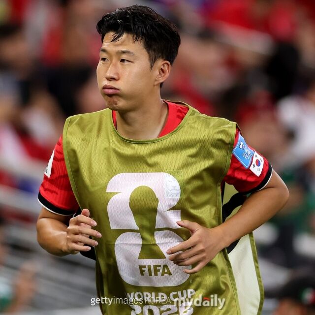손흥민이 지난달 25일 몬테레이 스타디움에서 열린 남아공과의 '2026 국제축구연맹(FIFA) 북중미 월드컵' A조 조별리그 3차전에서 교체 출전했다./게티이미지코리아