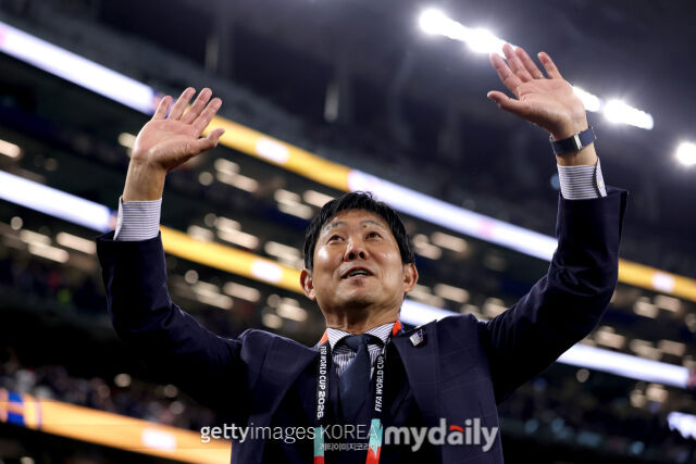 9일 '닛칸스포츠' 보도에 따르면 일본축구협회(JFA)가 모리야스 하지메 일본 축구대표팀 감독과 6개월 단기 계약을 체결할 예정이다./게티이미지코리아