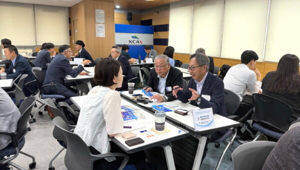 한-일 AI·SW 기업 교류회 행사 사진 / 한국인공지능·소프트웨어산업협회