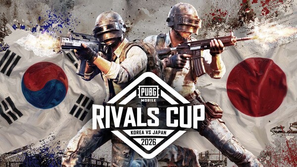 배틀그라운드 모바일 한일 대항전 'PUBG MOBILE RIVALS CUP 2026 KR VS JP'가 오는 11일부터 12일까지 개최된다. /크래프톤
