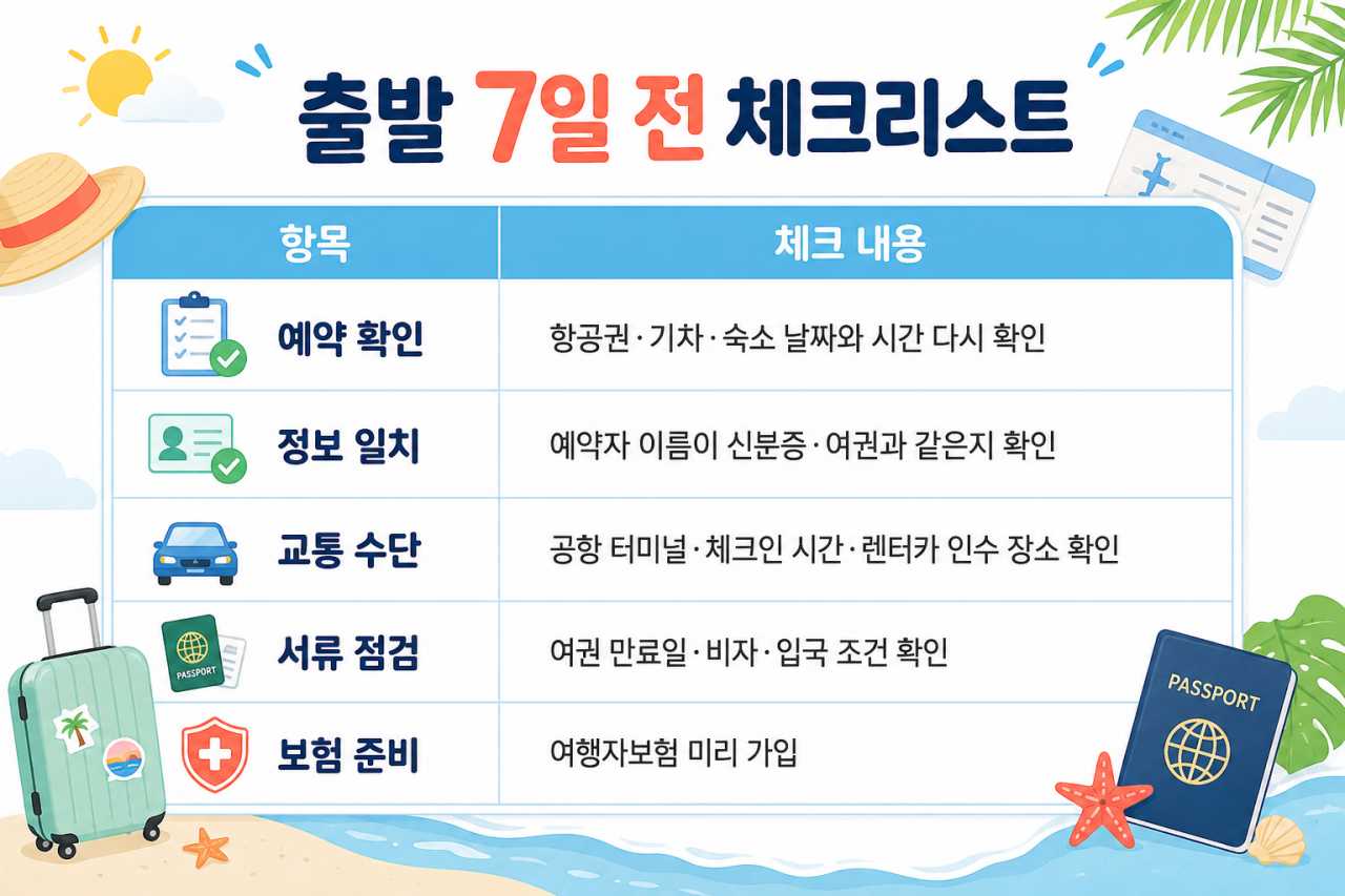 출발 7일 전 / ⓒ인포매틱스뷰