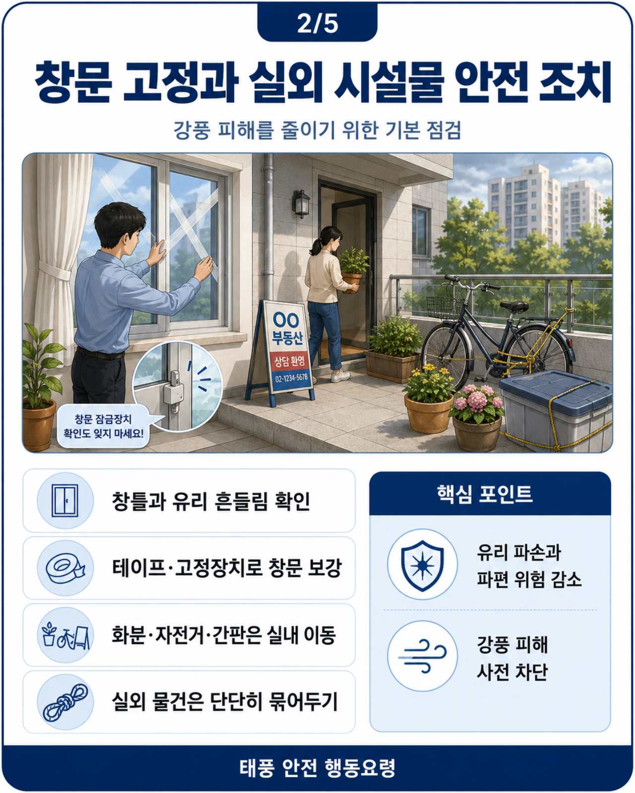 태풍 예방 조치 [1] / ⓒ인포매틱스뷰